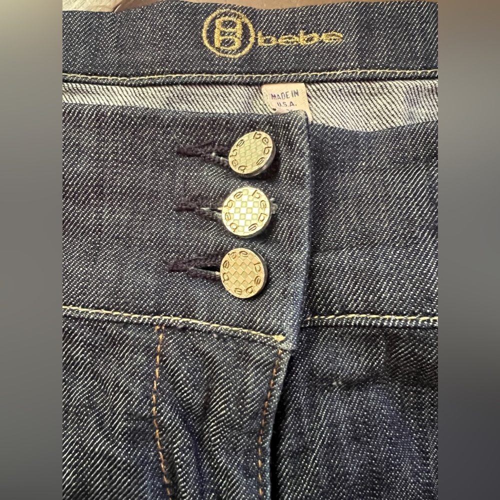 Vintage BEBE Low Rise Denim Jeans - Picture 5 of 10